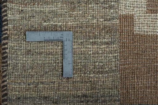 Close-up detail of New Persian Gabbeh rug from Iran / Persia showing Wool weave