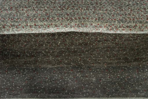 Full view of New Persian Gabbeh rug from Iran / Persia, 123 × 85 cm in Gray tones