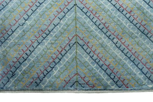 Central medallion detail of New Persian Gabbeh rug from Iran / Persia