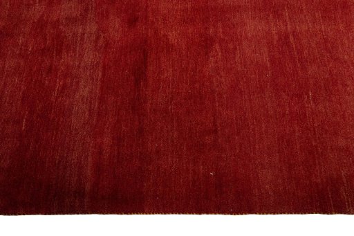 Close-up detail of New Persian Gabbeh rug from Iran / Persia showing Wool weave