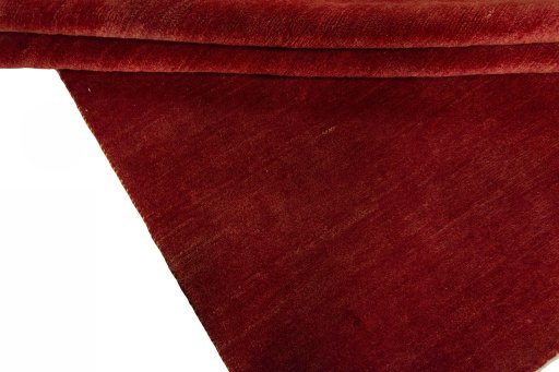 Full view of New Persian Gabbeh rug from Iran / Persia, 197 × 152 cm in Red tones