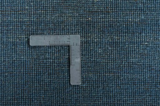 Close-up detail of New Persian Gabbeh rug from Iran / Persia showing Wool weave