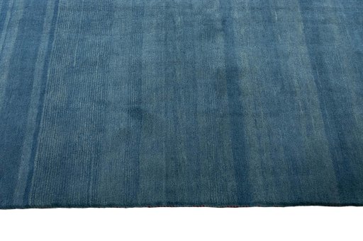 Close-up detail of New Persian Gabbeh rug from Iran / Persia showing Wool weave