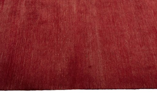 Close-up detail of New Persian Gabbeh rug from Iran / Persia showing Wool weave