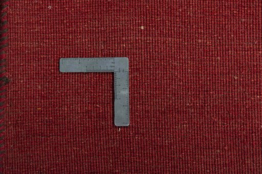 Close-up detail of New Persian Gabbeh rug from Iran / Persia showing Wool weave