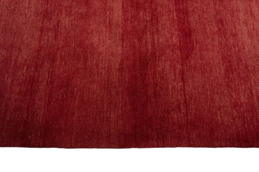 Close-up detail of New Persian Gabbeh rug from Iran / Persia showing Wool weave