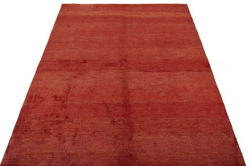 Surface texture of New Persian Gabbeh rug with natural Wool and intricate pattern