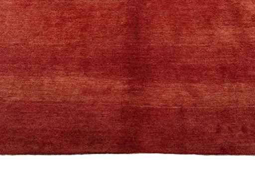 Central medallion detail of New Persian Gabbeh rug from Iran / Persia