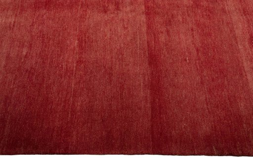 Close-up detail of New Persian Gabbeh rug from Iran / Persia showing Wool weave