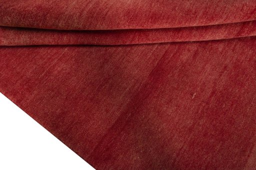 Full view of New Persian Gabbeh rug from Iran / Persia, 245 × 174 cm in Red tones