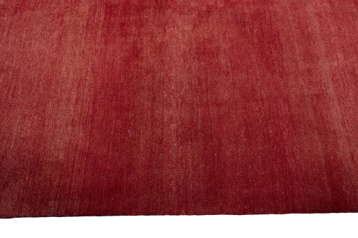 Close-up detail of New Persian Gabbeh rug from Iran / Persia showing Wool weave