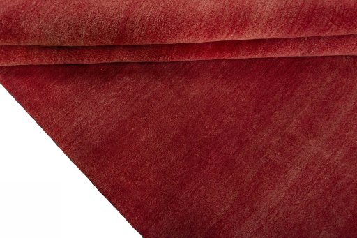 Full view of New Persian Gabbeh rug from Iran / Persia, 245 × 170 cm in Red tones