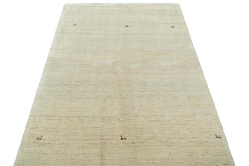 Surface texture of New Persian Gabbeh rug with natural Wool and intricate pattern