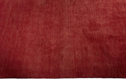 Close-up detail of New Persian Gabbeh rug from Iran / Persia showing Wool weave