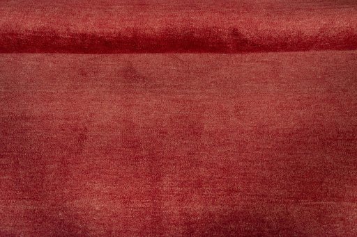 Full view of New Persian Gabbeh rug from Iran / Persia, 215 × 157 cm in Red tones