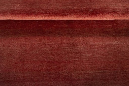 Full view of New Persian Gabbeh rug from Iran / Persia, 192 × 158 cm in Red tones