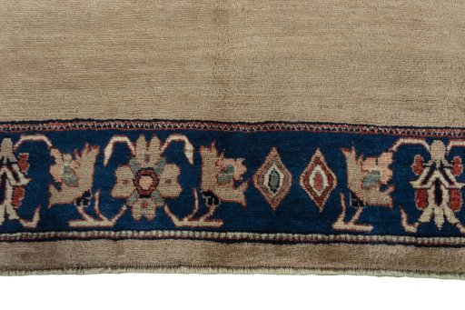 Central medallion detail of 2000s Persian Gabbeh rug from Iran / Persia