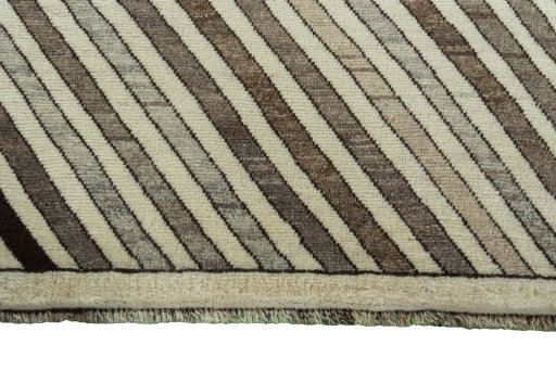Central medallion detail of 2000s Persian Gabbeh rug from Iran / Persia