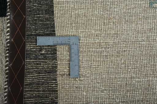 Close-up detail of New Persian Gabbeh rug from Iran / Persia showing Wool weave