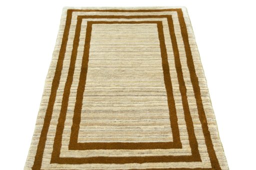 Surface texture of 2000s Persian Gabbeh rug with natural Wool and intricate pattern