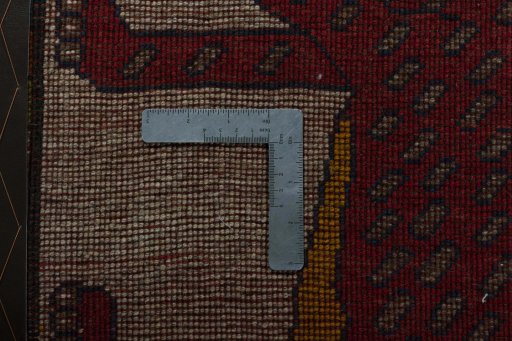 Full view of 2000s Persian Gabbeh rug from Iran / Persia, 86 × 60 cm in Multi Color tones