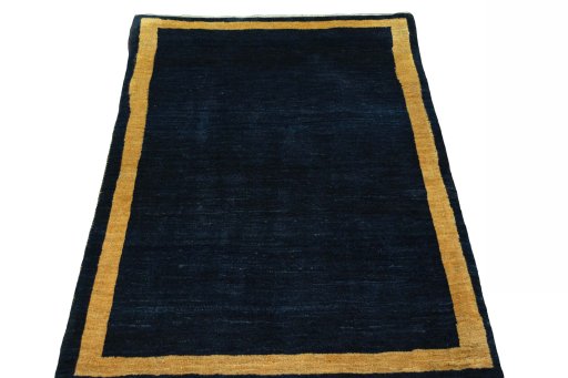 Surface texture of New Persian Gabbeh rug with natural Wool and intricate pattern