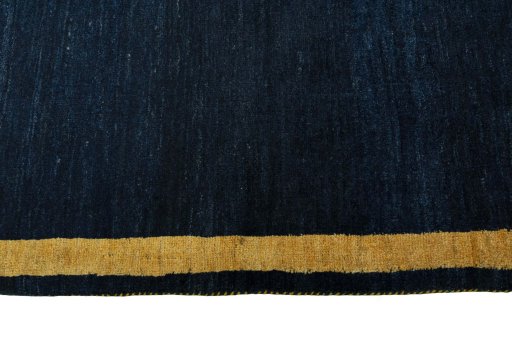 Close-up detail of New Persian Gabbeh rug from Iran / Persia showing Wool weave