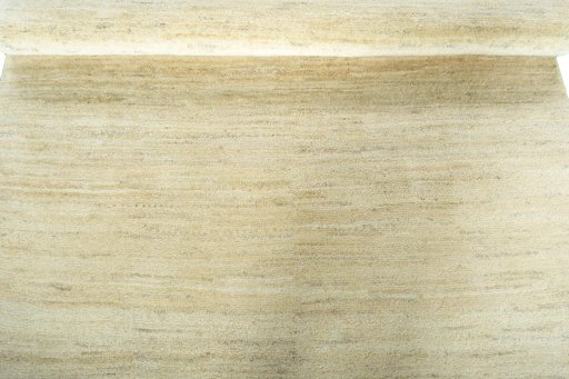 Full view of New Persian Gabbeh rug from Iran / Persia, 203 × 147 cm in Beige tones