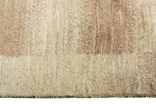 Close-up detail of New Persian Gabbeh rug from Iran / Persia showing Wool weave