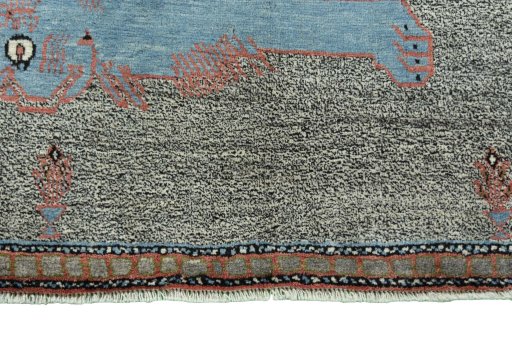 Central medallion detail of New Persian Gabbeh rug from Iran / Persia