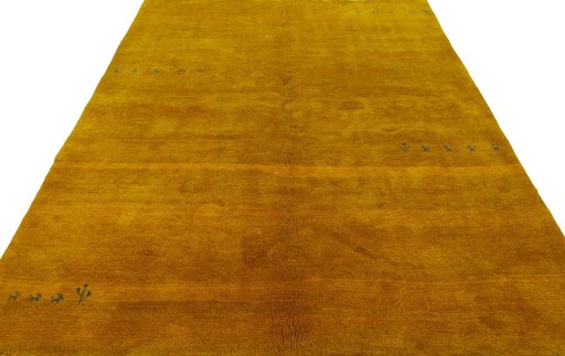 Surface texture of New Persian Gabbeh rug with natural Wool and intricate pattern