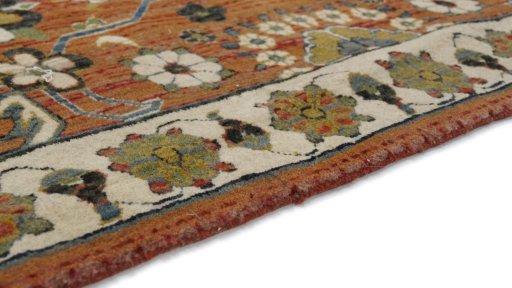 Central medallion detail of New Persian Gabbeh rug from Iran / Persia
