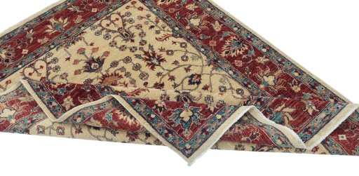 Central medallion detail of New Farahan rug from Pakistan