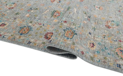 Close-up detail of New Farahan rug from Pakistan showing Wool weave