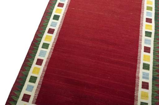Surface texture of Unknown Kilim Ghashghai rug with natural Cotton and intricate pattern