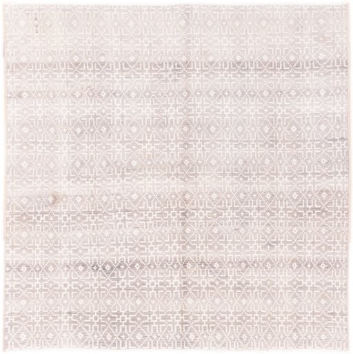 Full view of 1974s Kilim Traditional rug from Iran / Persia, 214 × 212 cm in White tones