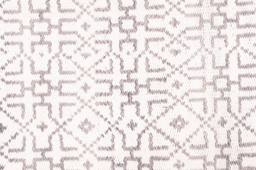 Close-up detail of 1974s Kilim Traditional rug from Iran / Persia showing Wool weave