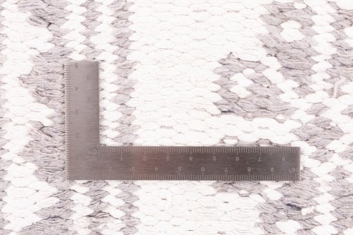 Backside of handmade 1974s Kilim Traditional rug showing knot structure and weave density