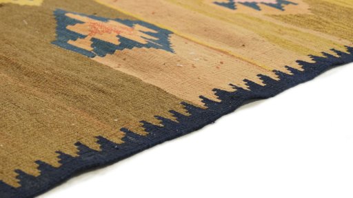 Central medallion detail of New Kilim Traditional rug from Iran / Persia