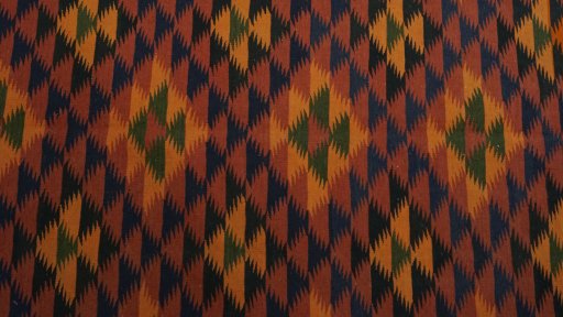 Central medallion detail of New Kilim Traditional rug from Iran / Persia