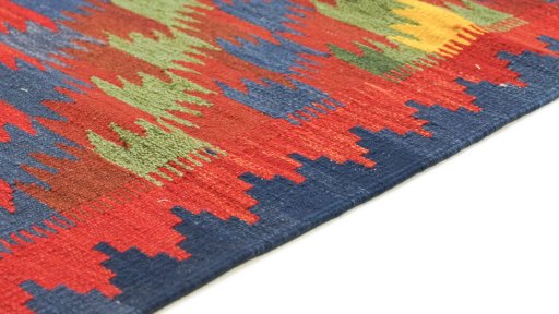 Central medallion detail of New Kilim Traditional rug from Iran / Persia
