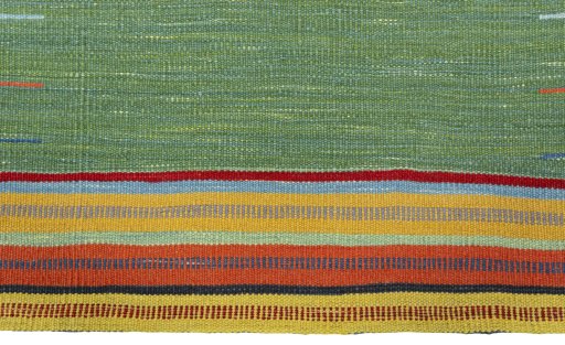Central medallion detail of New Kilim Sofre rug from Turkey