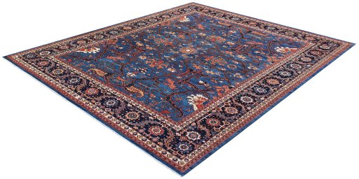Close-up detail of New Farahan rug from Pakistan showing Wool weave