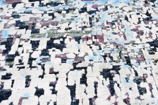 Full view of New Mahli rug from Pakistan, 300 × 245 cm in Gray tones
