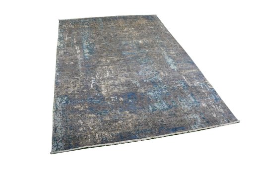 Corner detail of New Mahli rug showing border pattern and Wool pile