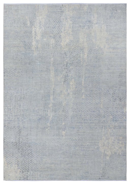 Full view of New Mahli rug from Pakistan, 432 × 300 cm in Gray tones