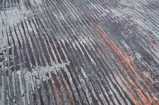 Close-up detail of New Mahli rug from Pakistan showing Wool weave