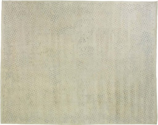 Full view of New Mahli rug from Pakistan, 309 × 248 cm in Beige tones