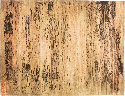 Full view of New Mahli rug from Pakistan, 311 × 241 cm in Beige tones