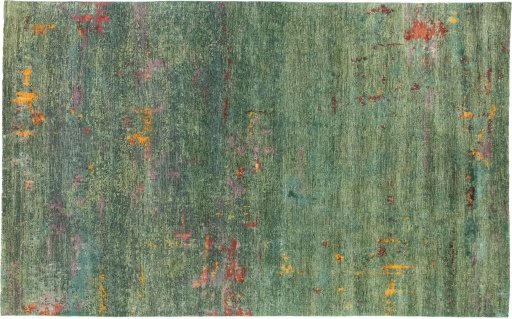 Full view of New Mahli rug from Pakistan, 316 × 197 cm in Green tones
